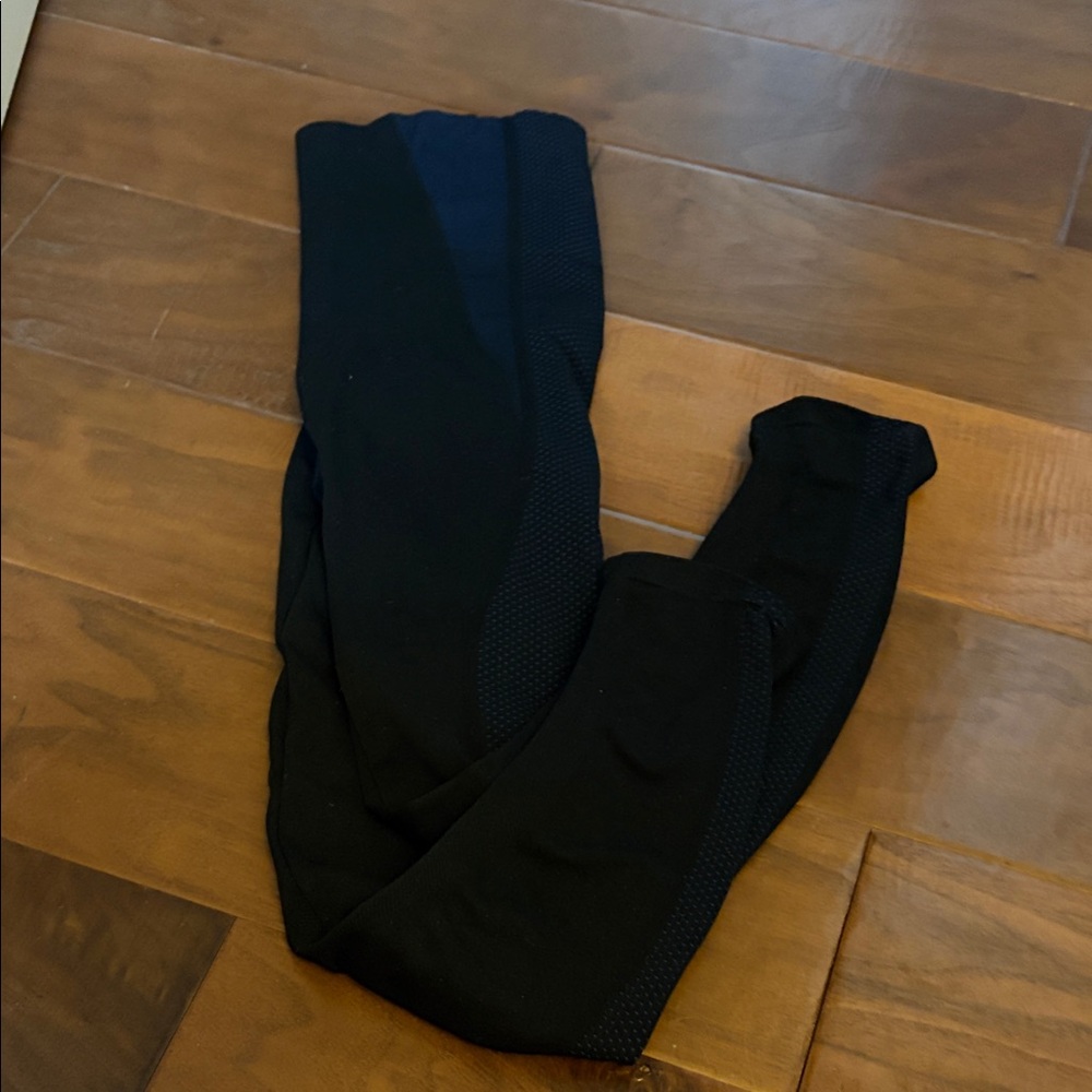 SPANX Black and Blue Leggings